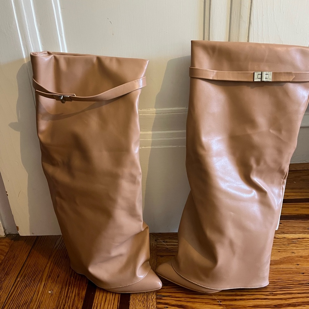 Stylish Tan Knee-High Boots